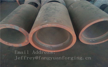 C15  Forged Sleeves  Forged Tube / Block with hole Forged Ring Normalized And Proof Machined