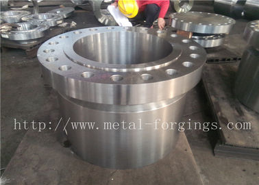 เครื่องกลองฟลานจ์เหล็กคาร์บอน Q + T การรักษาความร้อน PN250 ประเภท 1500 WN RTJDN100 NPS4" DN150 NPS6" DN300