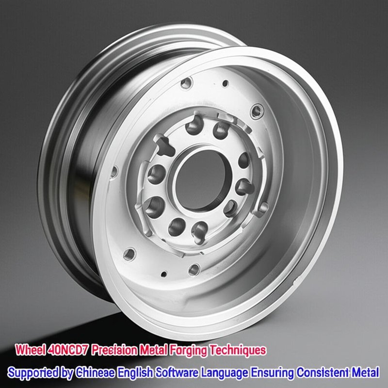 ล้อ 40NCD7 เทคนิคการขึ้นรูปโลหะแม่นยำที่รองรับโดยภาษาซอฟต์แวร์จีน-อังกฤษ รับประกันความสม่ำเสมอของโลหะ